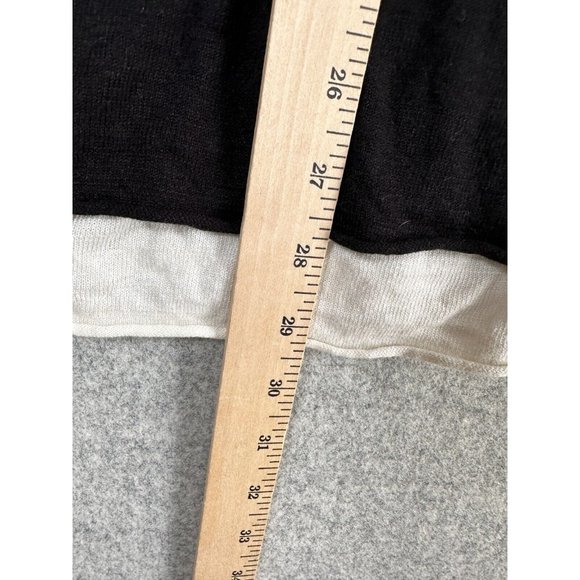 J. Jill 4X Tank Top Womens Black Cream Double Layer Sleeveless Linen Rayon Shirt - Picture 4 of 8